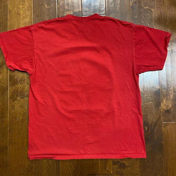 Jerzees Vintage Y2K Garfield Employee Of The Month Red T-Shirt Men's Size XL - Picture 4 of 7
